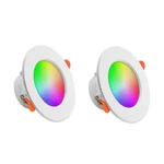 Recessed Lighting Smart Ceiling Downlight 9W 800LM Color Changing Led D.... Fixed Price $47.40.