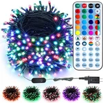Brizled Rgb Christmas Lights, 164FT 500 Color Changing - Remote. Fixed Price $82.99.