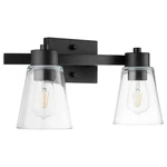 Prominence Home Fairendale 2 Bathroom Wall Vanity Light, Matte Black. Fixed Price $42.99.