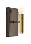 Progress Lighting Modern Black Gold Brushed Brass Wall Sconce P2101-20. Fixed Price $15.00.
