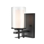 Millennium Lighting 4.75 In. 1-LIGHT Matte Black Sconce. Fixed Price $42.99.