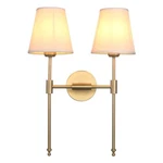 Permo Classic Rustic Double Sconce 2-LIGHTS Wall Lighting Fixture With.... Fixed Price $160.92.