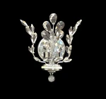 1-LIGHT Elegant Crystal Wall Sconce Lighting Fixture W:11"XH:13"XE:9". Fixed Price $99.50.