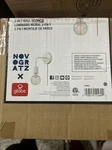 1-LIGHT Matte White Plug-in Or Hardwire Wall Sconce By Novogratz Globe Electric. Fixed Price $21.99.