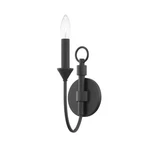 Troy Lighting Cate 1-LIGHT Wall Sconce Forged Iron, 14" Tall. Fixed Price $129.95.