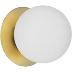 Dainolite Lighting BUR-51W-AGB-WH Burlat Wall Sconce Aged Brass. Fixed Price $82.00.
