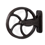 Rustic Brown Handmade Cast Iron Pulley Light Fixture For Custom Lamps. Fixed Price $51.55.
