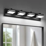 Jusheng 26.77" 4-LIGHT Black Led Bathroom Vanity With Dimmable 5500K. Fixed Price $66.45.