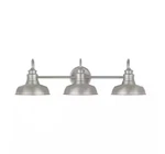Hampton Bay Elmcroft 29" 3-LIGHT Brushed Nickel Farmhouse Vanity Metal Shades. Fixed Price $49.29.
