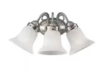 Progress Lightin Bedford Collection 3-LIGHT Brushed Nickel Etched Alabaster Vani. Fixed Price $34.99.