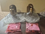 2-PROGRESS Lighting P300395 Singleton 8" Tall Bathroom Sconce Brass. Fixed Price $80.00.