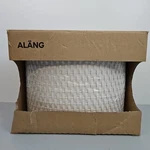 Ikea Alang White Woven Shade Wall Lamp Silver 101.757.11 16441 New Old Stock. Fixed Price $49.99.