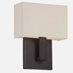 New Pottery Barn 7" Dillion Led Sconce Bathroom Wall Light Bronze Modern. Fixed Price $107.77.