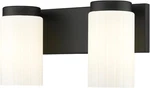 Vanity Light Matte Black Modern Z-lite 746-2V Burk 14". Fixed Price $89.99.