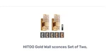 Hitoo Wall Sconces , Set Of Two Modern Light 3000K-6000K Battery Operated. Fixed Price $119.99.