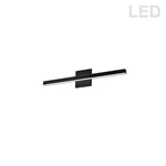 Dainolite Arandel Light 18W Wall Sconce, Black/frosted ARL-2518LEDW-MB. Fixed Price $222.00.