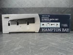 Hampton Bay Northvale 24IN 3-LIGHT Matte Black Vanity W/ Bath Hardware Kit. Fixed Price $12.99.