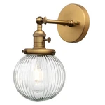 Permo Vintage Industrial Wall Sconce Lighting Fixture With Mini 5.9" Round Cl.... Fixed Price $92.38.