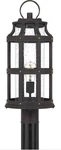 Quoizel Lassiter Coastal Armour Outdoor Post Lantern-palladian Bronze-new!. Fixed Price $109.98.