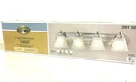 Hampton Bay 261568 Tavish 4-LIGHT Brushed Nickel Bath New. Fixed Price $49.99.
