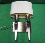 Nulco Lighting 2257-03-FE Argo Satin Nickel White 2-LIGHT Wall Sconce Lamp. Fixed Price $119.95.