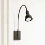 Cal Lighting Adjustable Height Led Dark Bronze Gooseneck Plug-in Wall. Fixed Price $225.00.