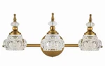 Merra HCF-15VG-W3-BNHD-1 19.7 3-LIGHT Gold Vanity Glass Shades. Fixed Price $75.00.