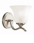 Kichler Lighting 5284NI Wedgeport Wall Sconce, Brushed Nickel. Fixed Price $49.99.
