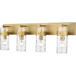 Z-lite 3035-4V-RB Fontaine Bathroom Vanity Light Rubbed Brass. Fixed Price $343.00.