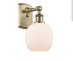 Innovations Lighting 1 Wall Sconce Antique Brass From Balston Collection. Fixed Price $109.00.