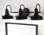 Hampton Bay Vanity Elmcroft 5-PIECE. 3-LIGHT Black W/4-PIECE Accessory Kit. Fixed Price $63.99.