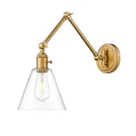 Z-lite Gayson 1 Light 7.75" Wall Sconce, Rubbed Brass 348S-RB. Fixed Price $232.90.
