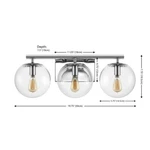 Safavieh Charlene 3LT 19.75" Sconce, Reduced Price 2172754008 SCN4126C. Fixed Price $84.00.