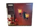 Brand New Allen + Roth Oil Rubbed Bronze 2 Light Sconce Glass Shade 0153367. Fixed Price $69.99.