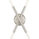 Livex Lighting 46772-91 Soho Inch Brushed Nickel Sconce Wall. Fixed Price $110.47.