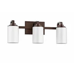 Hampton Bay 21" Oil-rubbed Bronze Bathroom Vanity Light With Frosted Glass Shade. Fixed Price $39.88.