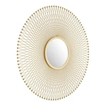 Zuo Modern Glow Round Mirror, Gold - A12214. Fixed Price $429.99.