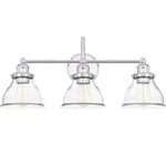 Capital 8303CH-461 Baxter Vanity, 3-LIGHT 300 Total Watts, Chrome. Fixed Price $158.66.