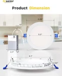 Ensenior 1-PACK Led 6 Inch Recessed Dimmable 5000K Daylight 1050LM New. Fixed Price $19.99.