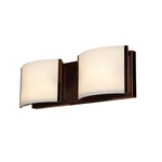 NITRO2 16 In. 8-WATT Bronze Int. Led Bath Light With Opal Shade By Access. Fixed Price $69.98.