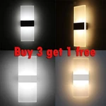 Led Modern Wall Lighting Up Down Cube Bedroom Sconce Lamp Fixture Indoor. Fixed Price $13.99.