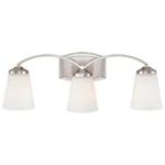 Minka Lavery 6963-84 Overland Park Vanity Bath Light, Brushed Nickel. Fixed Price $100.77.