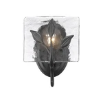 Golden Calla 1LT Wall Sconce, Natural Black/hammered Water Glass 3160-1WNB-HWG. Fixed Price $139.99.