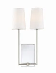 Crystorama Lighting Group LEN-252 Lena 18" Tall Wall Chrome. Fixed Price $230.00.
