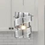 Elegant Quoizel Mini Pendant Lighting - Lace Ribbon Style Dimmable. Fixed Price $128.00.