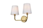 Elegant Lighting LD7322W16 Senna 16"W Vanity - Gold. Fixed Price $106.00.