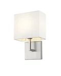Bellevue ZWS89722 Rudyard 11" Tall Wall Sconce - Nickel. Fixed Price $132.00.
