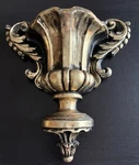Vintage Plaster Victorian Style Wall Pocket Sconce Heavy. Fixed Price $29.00.