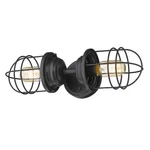 Golden Lighting Seaport 4.625 In. 2-LIGHT Matte Black Sconce. Fixed Price $110.00.