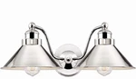 Kira Home Welton 19 2-LIGHT Vanity Polished Nickel Wall Fixture Bathroom. Fixed Price $59.99.